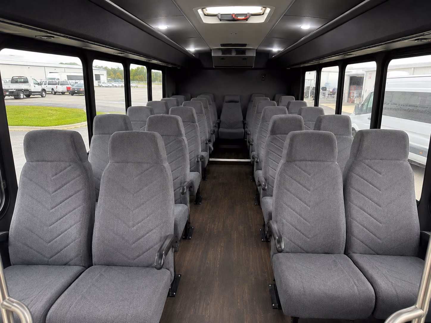 la mesa 15 passenger minibus interior