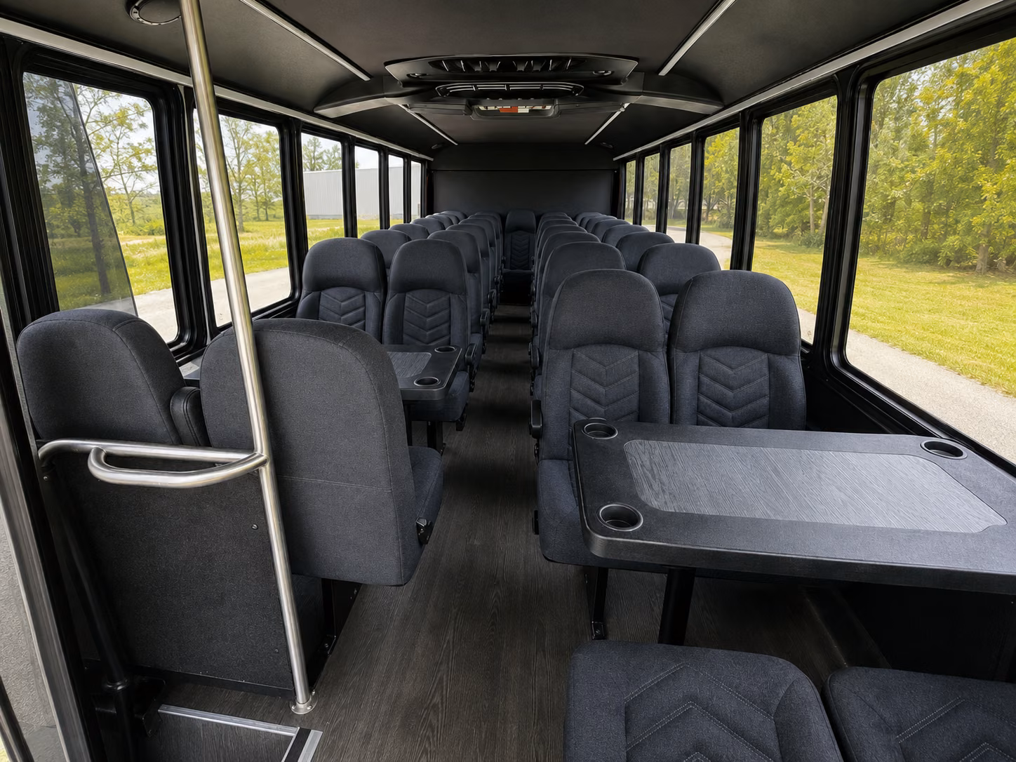 la mesa 18 passenger minibus inside