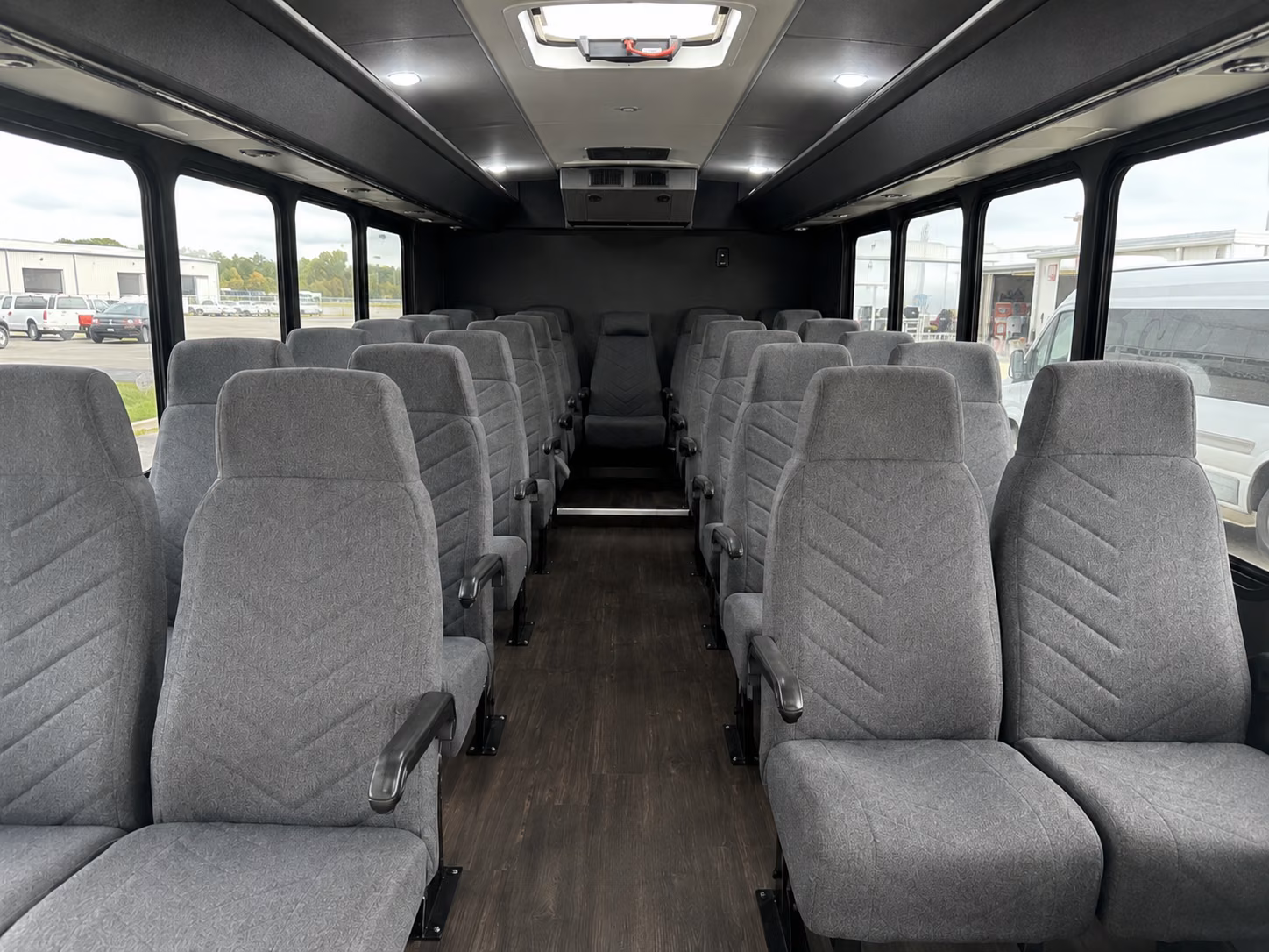 la mesa 18 passenger minibus interior