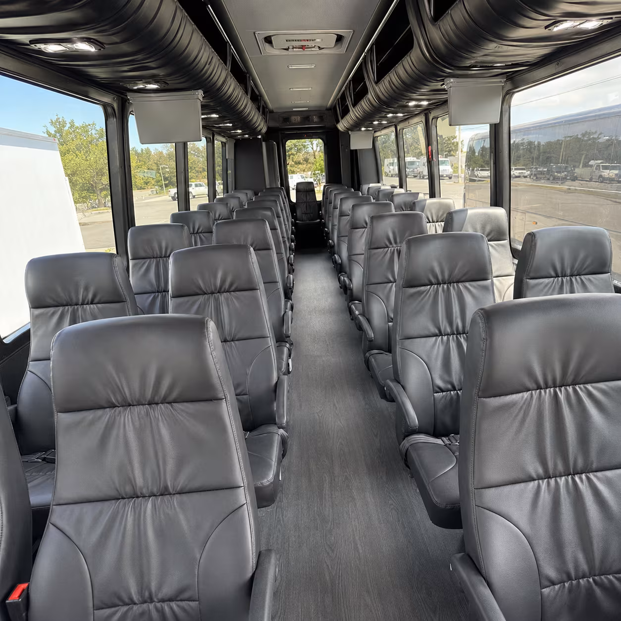 la mesa 25 passenger minibus inside