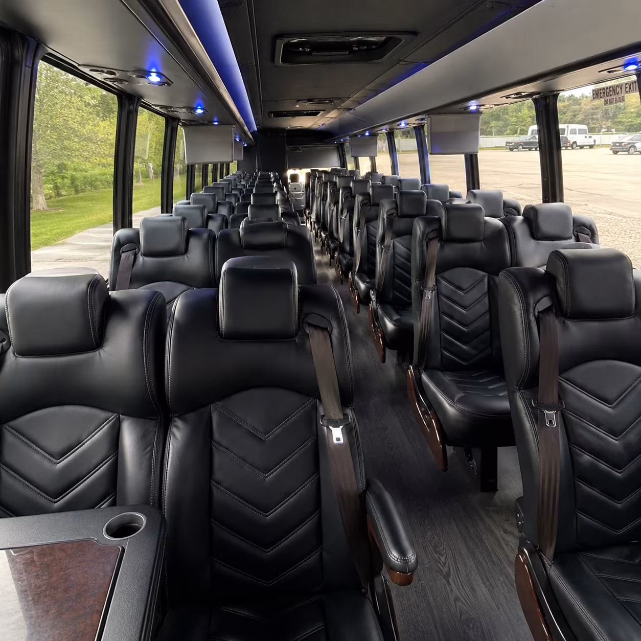 la mesa 30 passenger minibus interior