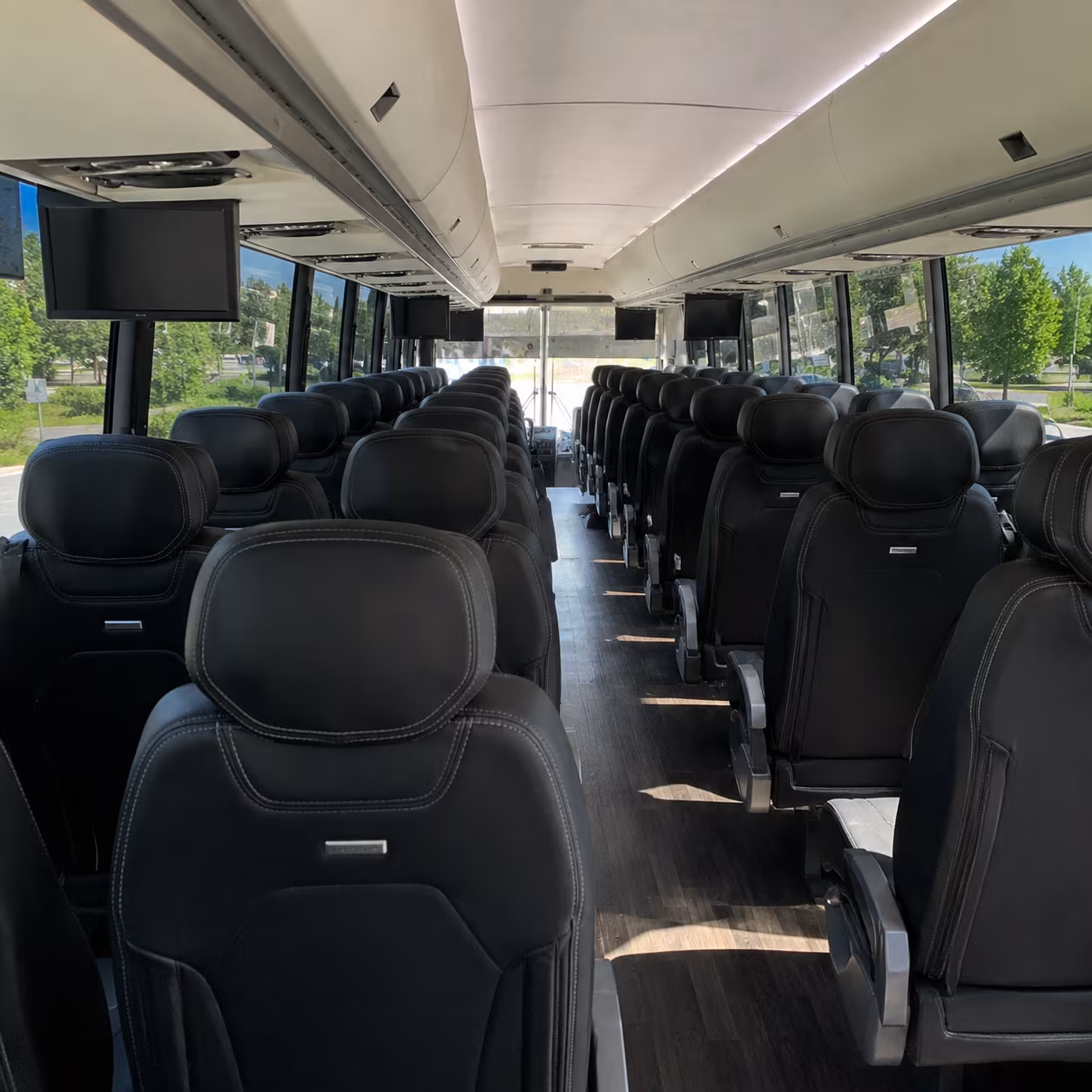 la mesa charter bus inside