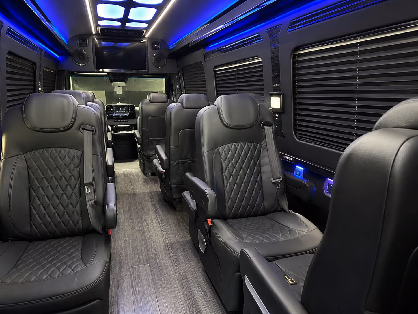 la mesa sprinter van with driver interior