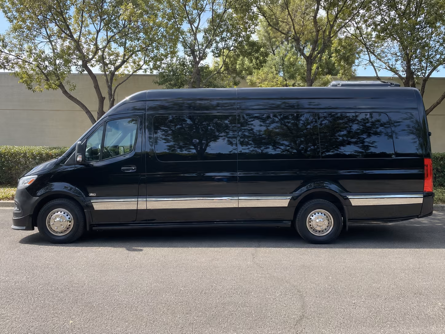 la mesa sprinter van with driver